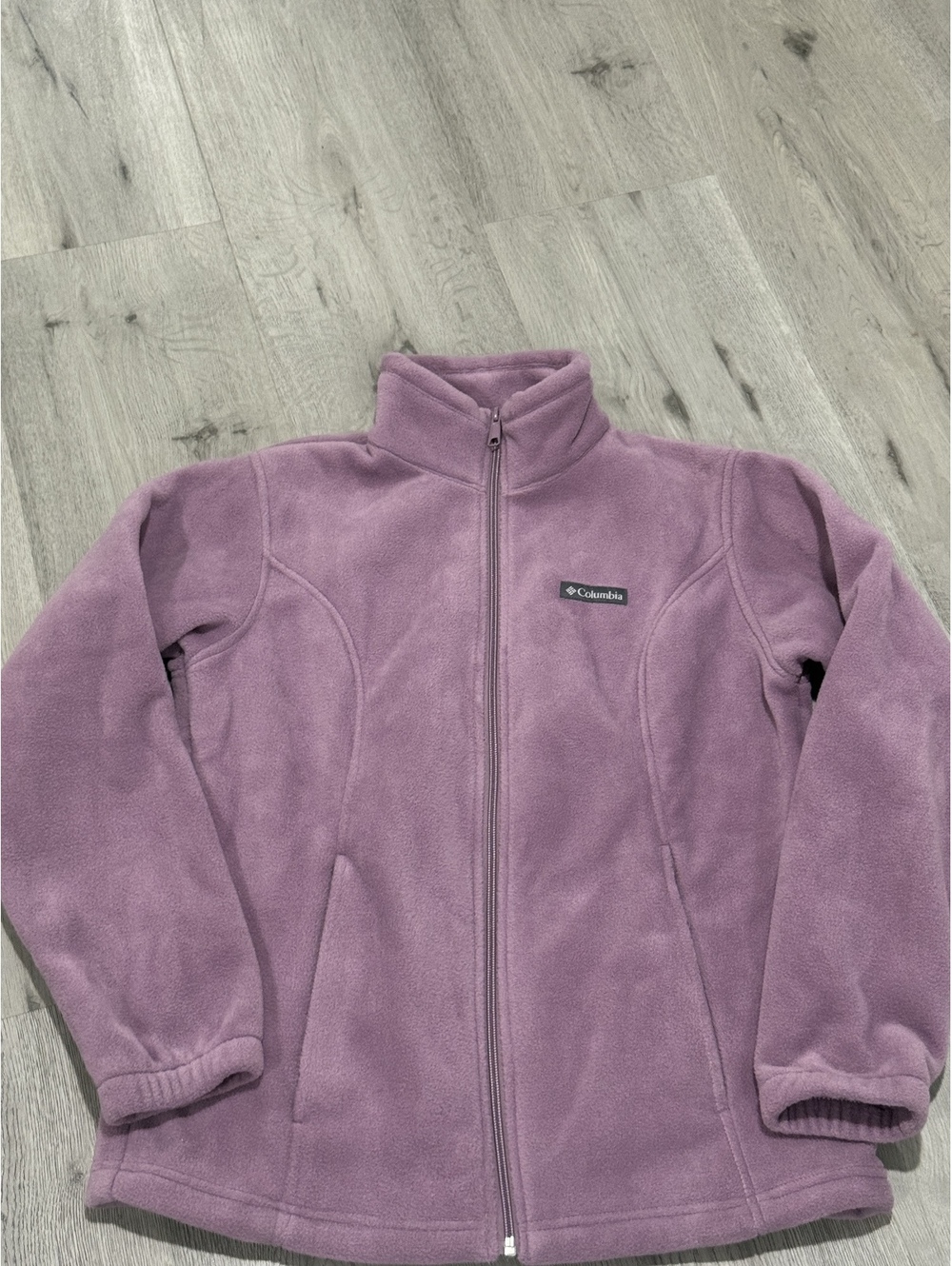 Columbia Women Fleece Jacket Full Zip Purple Medium NWOT